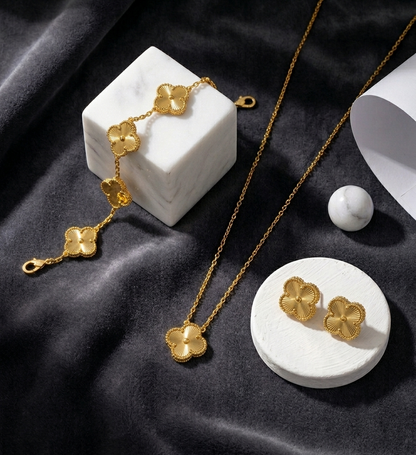 Clover Signature  Jewelry Sets (18K PVD Gold-Plated)